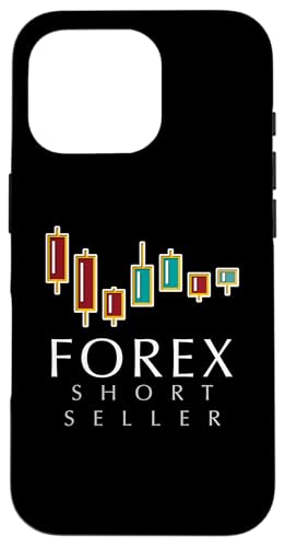 外国為替取引 ショートセラー 弱気トレーダーデザイン スマホケース iPhone 16 Pro 用