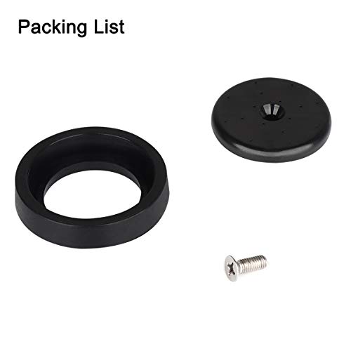 Kwode Pre-Rinse Spray Valve Repair Kit For All Commercial Sink Sprayer Spray Face Bumper And Screw Repair Part Black #TOP4