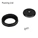 TBER Black Pre-Rinse Spray Valve Repair Kit for All Commercial Kitchen Sink Sprayer Spray Face Bumper and Screw Repair Part (Black)