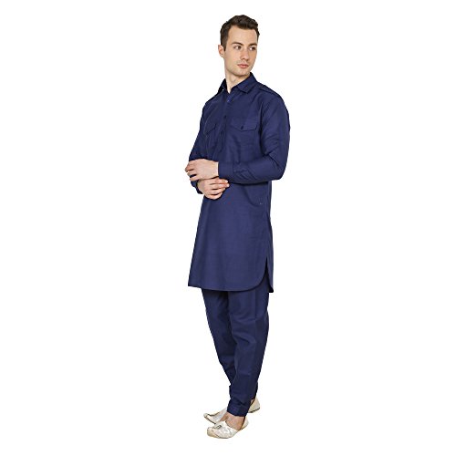 Image of Royal Kurta Men's Cotton Pathani Suit