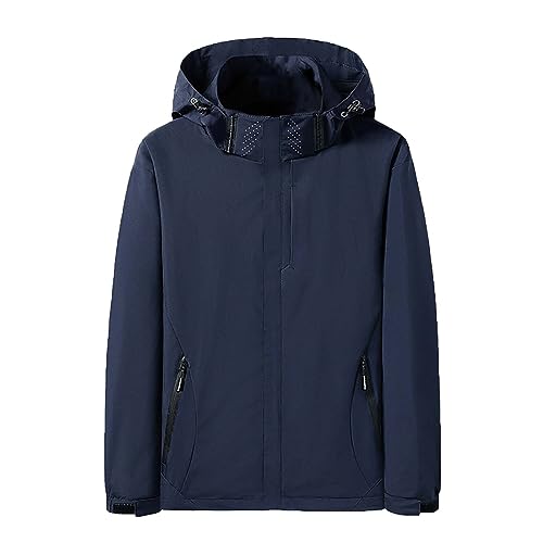Chaqueta rompeviento con capucha para hombre ZYXTIM miniatura 1