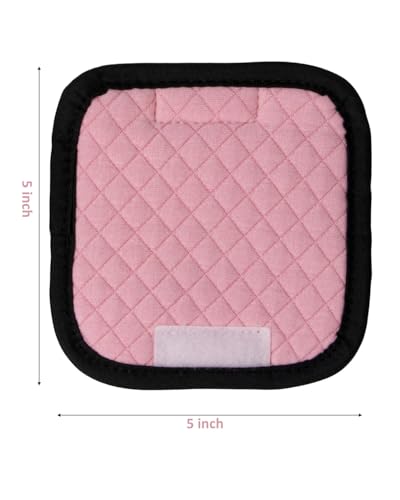 Image of Baby Car Seat Strap Pads, Shoulder Pads for Baby, 2 Pack (Plaid, Pink) | Baby Car Seat Belt Pads Reversible, Soft Shoulder Pads for Baby