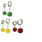 [HIWOWO]ナハレ ベジータ コスプレ道具 小物 ポタラの耳飾り ピアス イヤリング 小道具 ド ドラゴンボール超 アニメ周辺 コスプレ グッズ プレゼント 装備品 学園祭 撮影 (イヤリング（1点）,04)