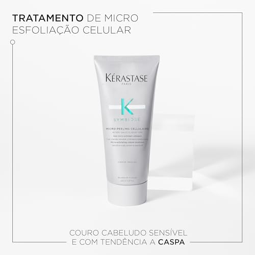 Kérastase Esfoliante Symbiose Micro-Peeling Cellulaire, Cabelos com caspa, Anticaspa, Ácido Salicíli