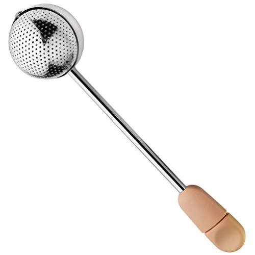 UKCOCO Rotação Infusor Bola de Chá Esfera de Aço Inoxidável Portátil Coador de Chá para Folhas Solta