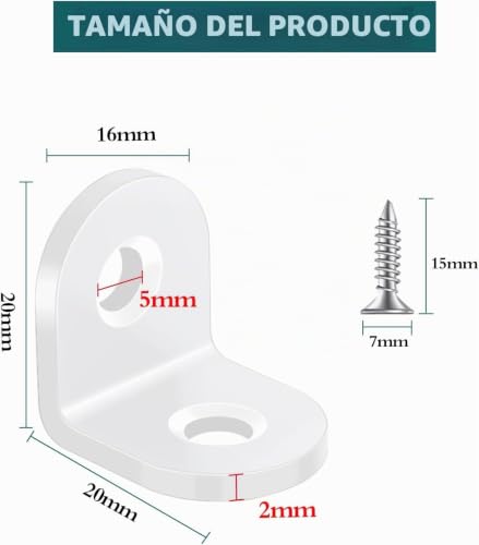 Escuadras metálicas para closet 14 Imagen adicional