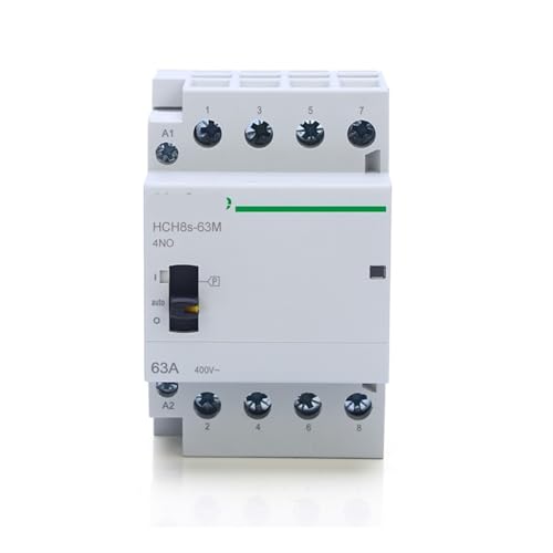 Contacteur modulaire robuste 4P 40A HCH8s-63M à commande manuelle