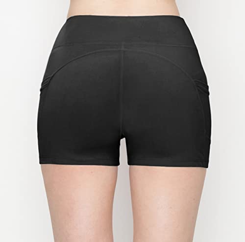 ALWAYS Women's 3" Soft Biker Shorts with Pockets4