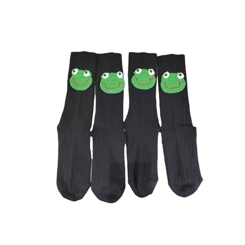 DEEPWIN Frog Socks Popular Cotton Socks Little Frog Style Mid Length Versatile Snow Boots And Socks