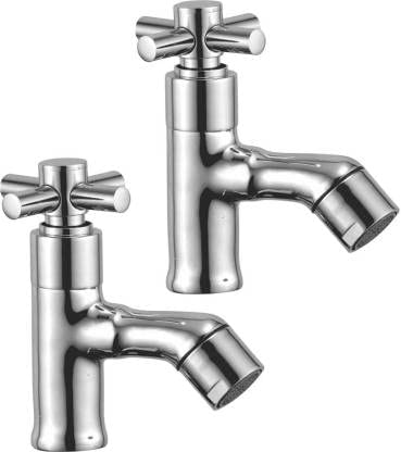 Floyd Pillar Cock - Cross (Set of 2) (COR-2111-S2) Basin Mixer Faucet (Deck Mount Installation Type)