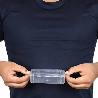 Sharman Traders Shelf Cuboid Organizers Plastic box container with Lock ...