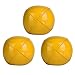 WOHPNLE 3 pcs Juggling Balls, PU Juggling Balls Clown Learning Toy Set for Beginner & Professionals Learn to Juggle Fun(Yellow)