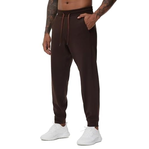 THE GYM PEOPLE Men's Fleece Joggers Pants with Deep Pockets Athletic Loose-fit Sweatpants for Workout, Running, Training