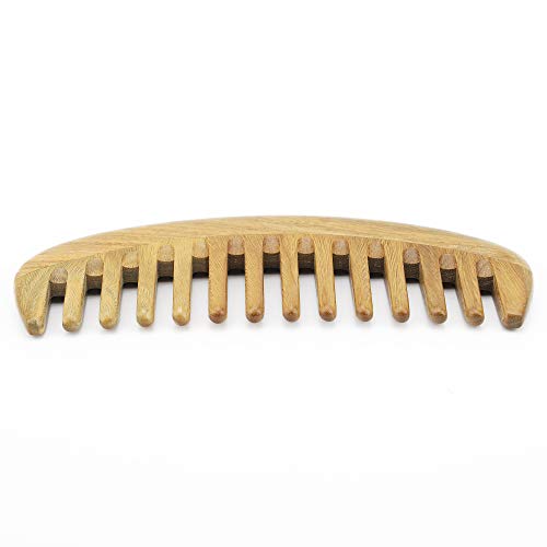 Onedor Handmade 100% Natural Green Sandalwood Hair Combs - Image 4