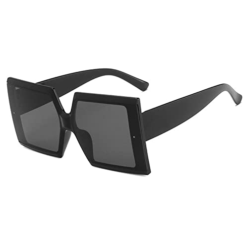 COTIA Large Square Frame One-piece Oversized Sunglasses Men Women2