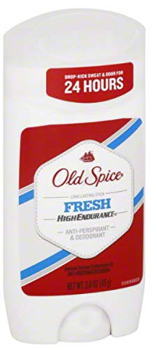Old Spice High Endurance Anti-Perspirant Deodorant Invisible Solid Fresh 3 oz (Pack of 10)