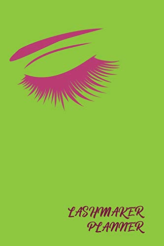 LashMaker Planner: Keep your Beauty Appointments in One Lime Tracking Organizer Notebook | Great for Individual LashMakers | Customer Client Order ... Small Business Log | Eyelashes Extension image 3