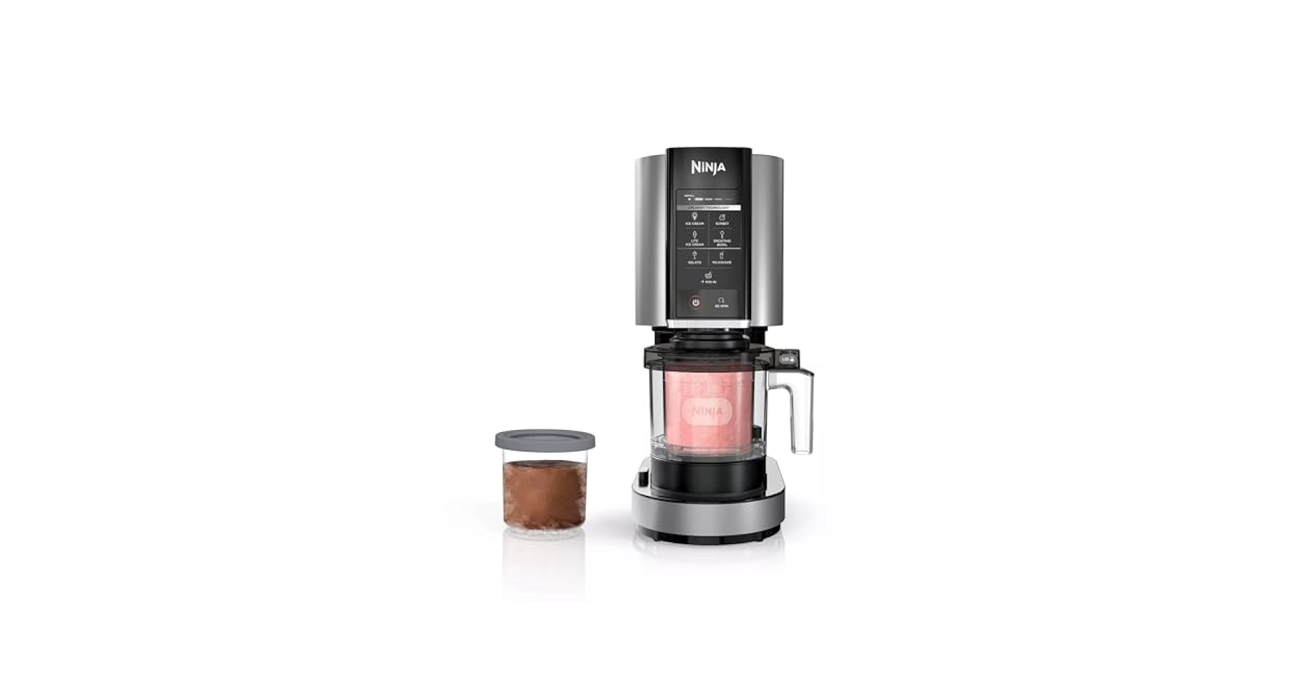 Ninja Creami NC301 アイスマシン (ジャンク) Ninja CREAMi Ice Cream Maker with 7 One-Touch Programs