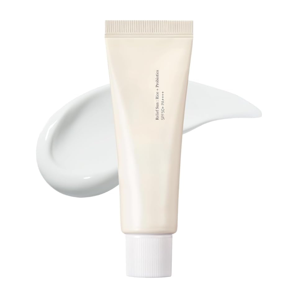 Image of Beauty of Relief Sun Aqua-Fresh Rice + B5, SPF 50+ PA++++ Sunscreen, Moisturizing & Calming Formula, Korean Skincare, 50ml (Rice + Probiotics SPF 50+ PA++++,50ml)
