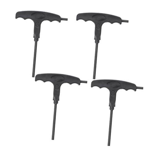 SUPVOX Roller Skates Wrench Set 4pcs T-Type Wrench for Skate Wheel Removal Screw Driver for Skating Shoe Ice Skates Accessories