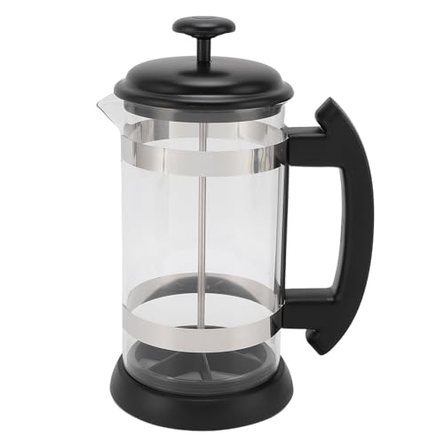 BTSEURY Coffee Maker, French Press Glass Stainless Steel 1000ML French Press Coffee Maker for Home Tea Brewing