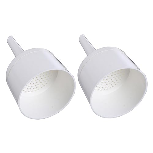 HOMOCONO Large Funnels 70mm Plastic Filter Paper Funnel Acid Alkali Resistant Suitable for Lab Science Experiment