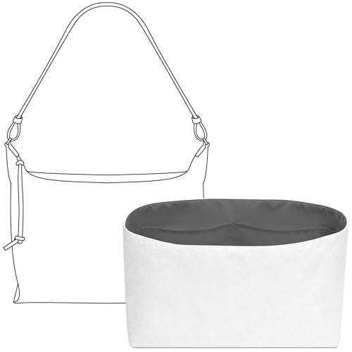 FANJI Project Bolsa organizadora para bolsa LOEWE Cubi L, ajuste personalizado interno premium cinza ardósia leve e resistente à água