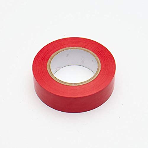 Image of Merriway BH07523 Red PVC Electrical Insulation Tape 19mm x 20M (3 /4 inch x 780 inch / 65ft)