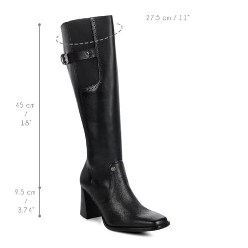 FRANCO CUADRA Boot for Women in Genuine Python Leather F31RSTS Black2