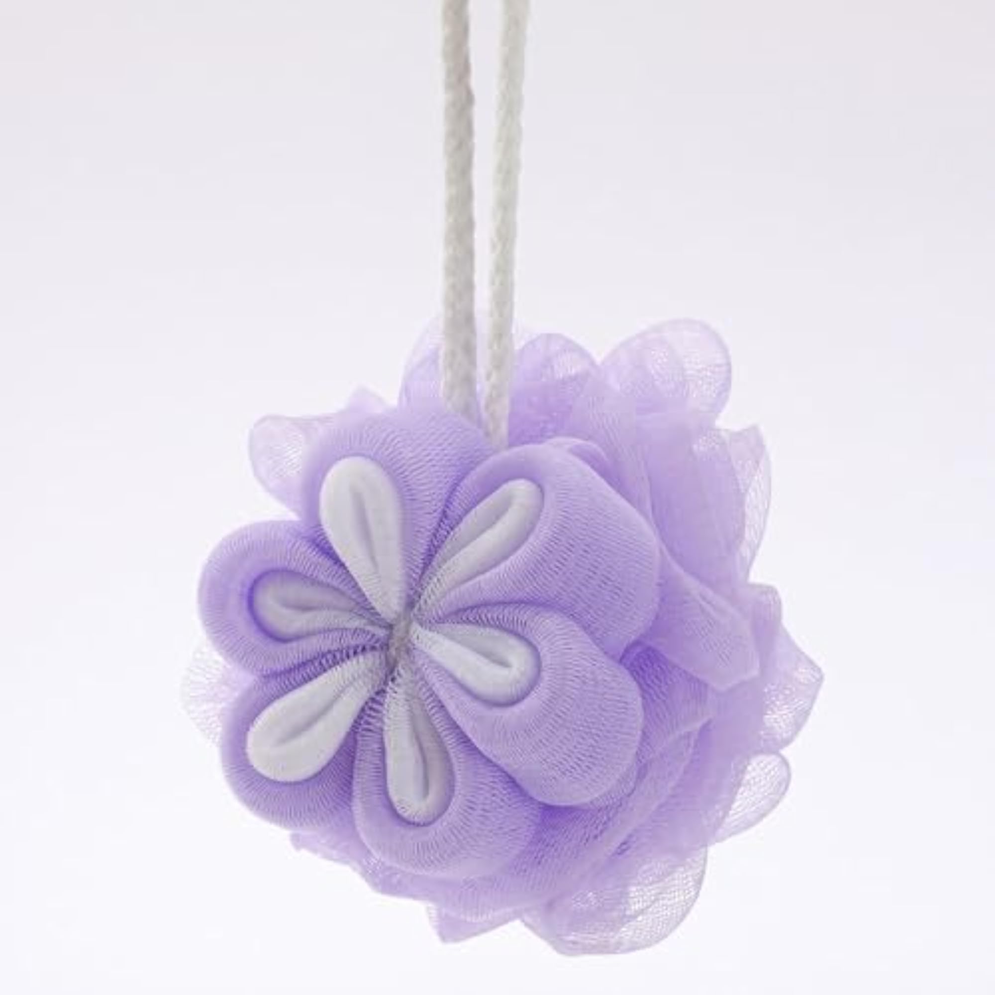 Floral Sponge Bathing Loofah for Daily Use
