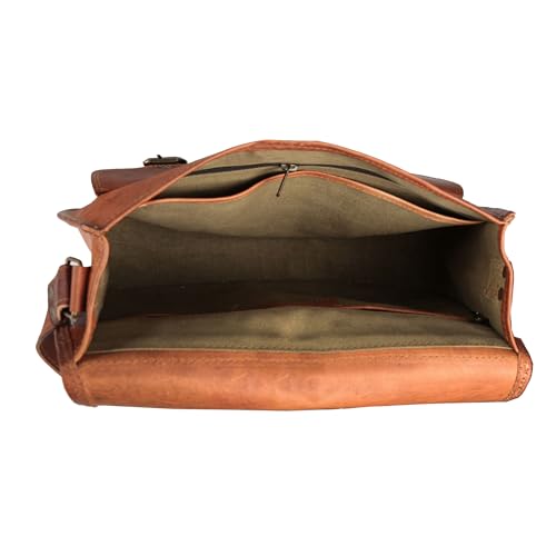 Bolso de cuero para mujer 14 pulgadas miniatura 4