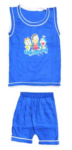 Image of Baby Boy & Girl Unisex Summer Dress 100% Pure Cotton T-shirt and Shorts - Pack of 5 T-shirt + 5 Shorts Multi colored
