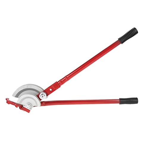 Curvatubos Copper Rohrbieger 18 mm Stahlrohr 2 en 1 180° Doblador de tubos rojo de mano resistente herramienta de doblado de tubos 15 mm/22 mm rojo