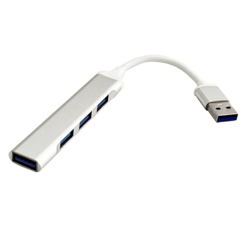 USB Hub, 4-Port USB Extender, Thin USB 3.0/2.0 Port Splitter for ...