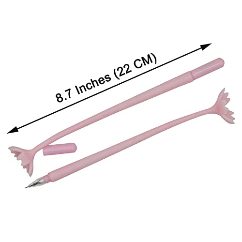 Maydahui 35 piezas bolígrafo gel flor de cerezo rosa miniatura 2