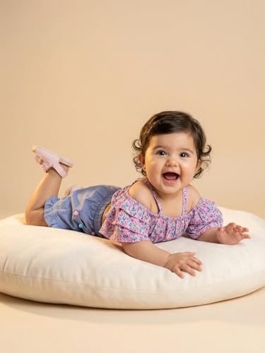 Image of Nautinati Baby Girls Cute Printed Top and Shorts Clothing Set | Age 0-3 Years