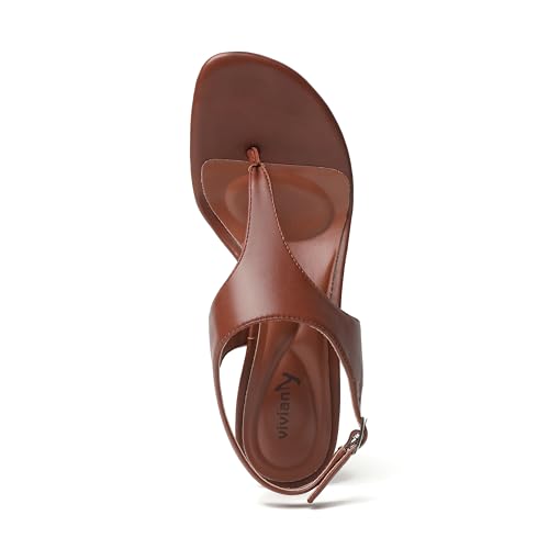 Image of vivianly Kitten Heels for Women Dressy Thong Sandals Slip-On Summer Flip Flop Heels with Soft Straps & Low Block Heel for Women, Comfortable for Party Daily