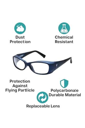 Image of FAMOUS Prescription safety eyeglass frames for men and women polycarbonate material
