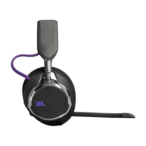 Image of JBL Quantum 950X - Wireless multiplatform Gaming Headset with Adaptive Noise Cancelling, 50mm Carbon Dynamic Drivers, Spatial Sound with Head Tracking, Cardioid Noise Cancelling Boom mic (Black)
