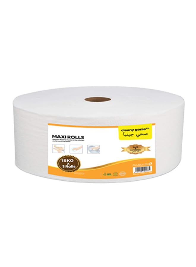 Cleany GenieMulti-Purpose Kitchen Maxi Roll Tissue Paper - 15kg