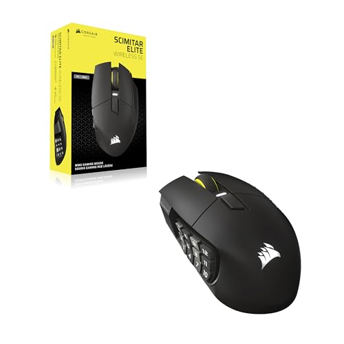 Corsair Scimitar Elite Wireless SE MMO MOBA PC Gaming Mouse – Black - image 9