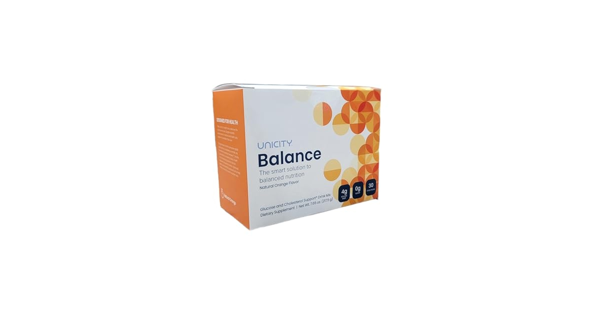 UNICITY Balance ダイエットサプリ オレンジ風味 30本 Unicity Balance - Glucose and Colesterol Support Orange