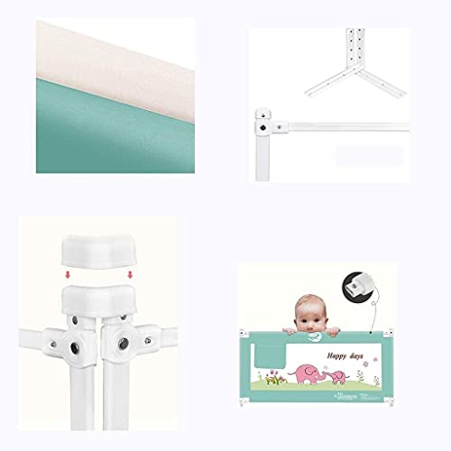 Barrière de lit bébé incassable à levage vertical rétractable pour enfant