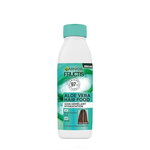 Garnier Fructis Hair Food Soin Démêlant Hydratant à l'Aloe Vera pour Cheveux Secs, 350ml