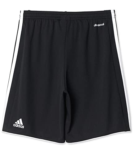 adidas Tastigo 17 Climacool Quarter Length Soccer Shorts, Black/White, Small