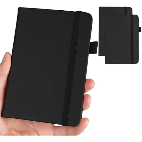 Agoer Pocket Notebook with Pen Holder Cover