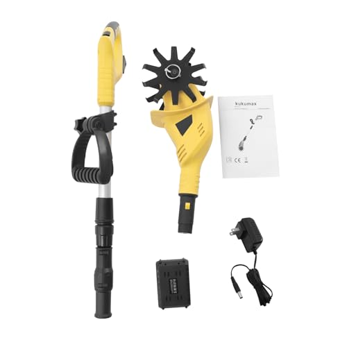 20V Cordless Tiller Cultivator, Electric Garden Tiller 250 RPM 3.9