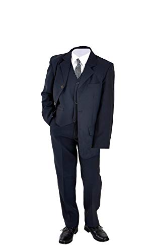 familientrends Jungen Fünfteiliger Kinderanzug unifarben (Blau, 92)