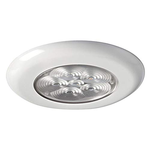 OSCULATI Luce di cortesia Rot. ghiera Bianca 6 LED Bianchi