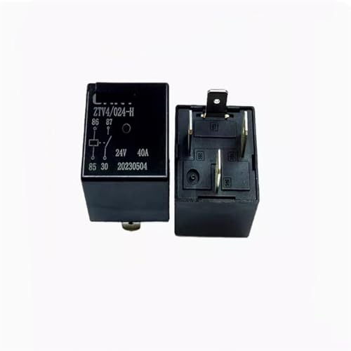Relais ZTV4-024-1H 24V CC 40A 4 broches pour circuits automobiles et industriels (Lot de 10)